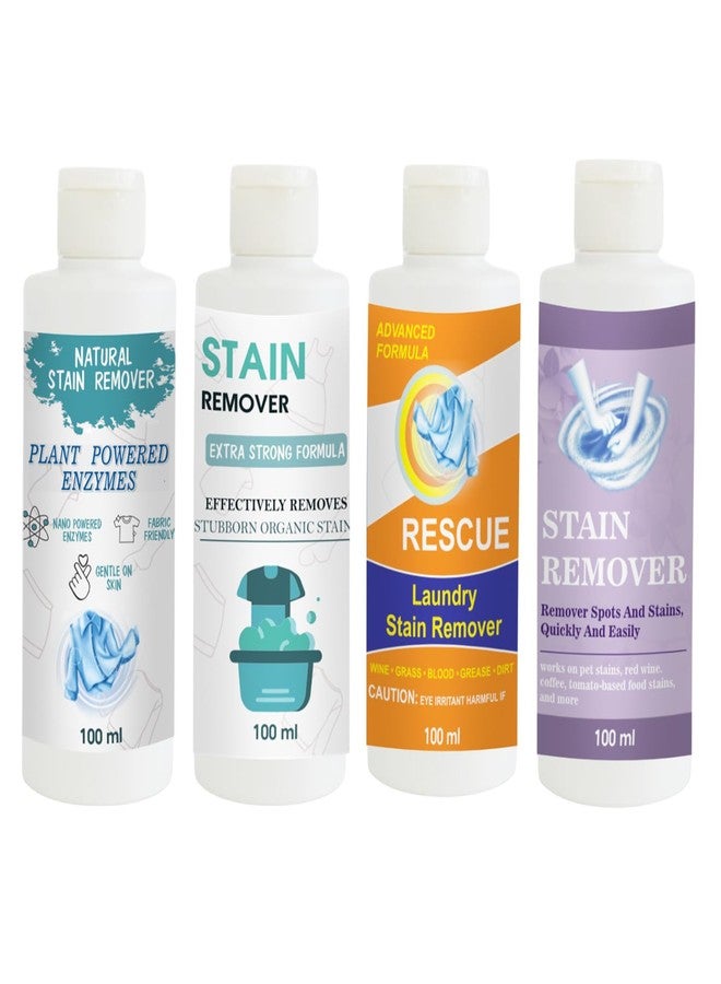 مجموعة مزيلات البقع من توفوس: مزيل بقع القمصان، والدمى، والبرتقالي، والبنفسجي | محلول تنظيف متعدد الأسطح للملابس والأقمشة والمفروشات (100 غرام لكل عبوة) - Image 1